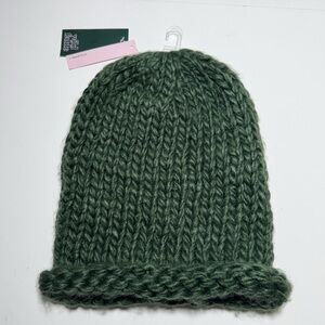 Wild Fable Hand Knit Olive Beanie